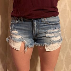 Lightwash Denim Shorts